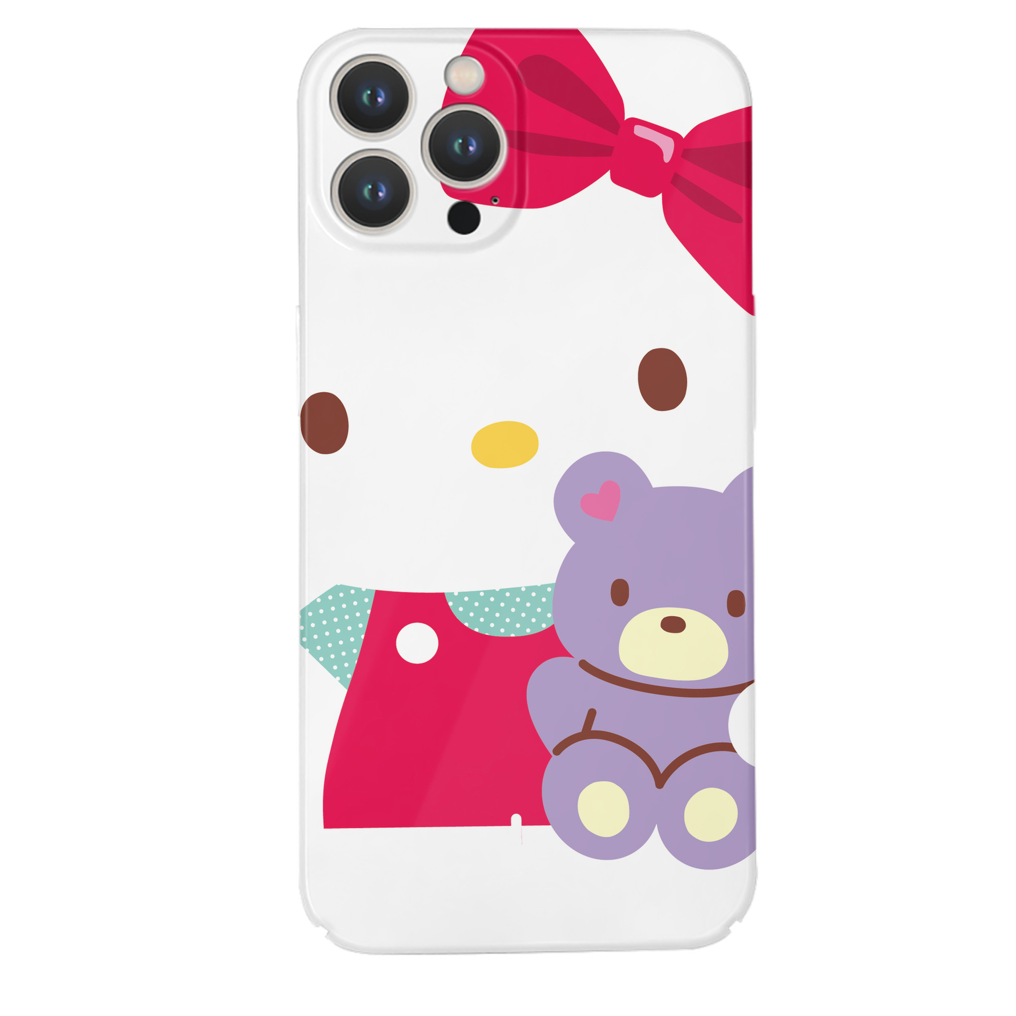 （画像用） Hello Kitty ハローキティ 【iPhone 14シリーズ対応】ハードケース